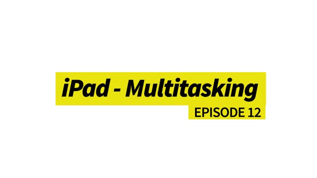 Multitasking mit dem iPad